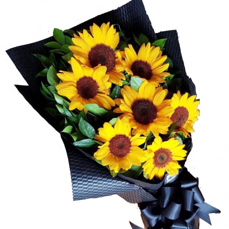 6 pcs Sunflower Bouquet